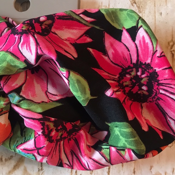 Zara Floral Turban Headband - Picture 5 of 7